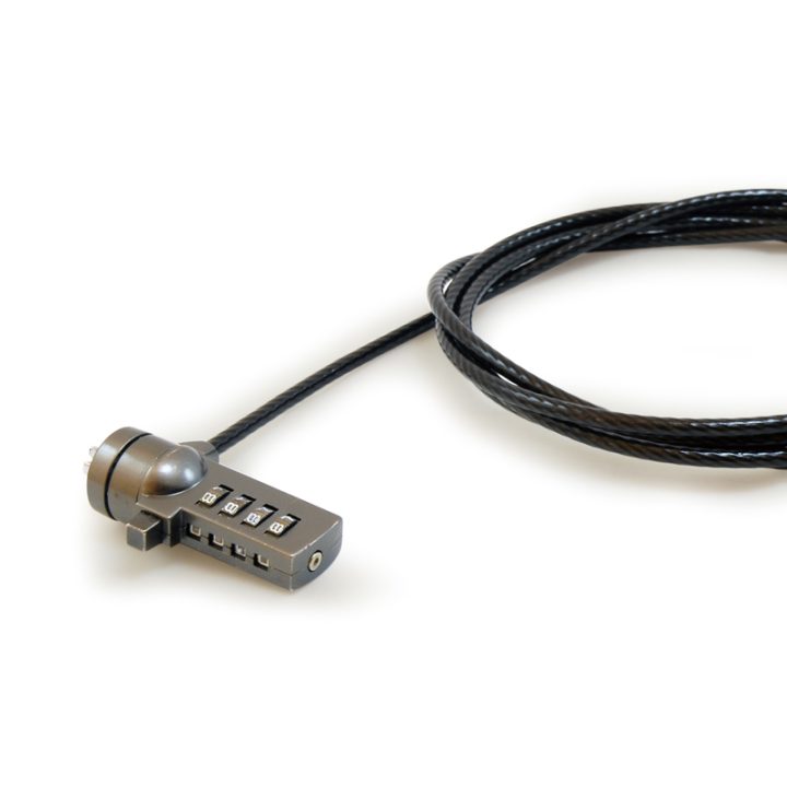Conceptronic CNBCOMLOCK18 cable antirrobo Negro 1,8 m