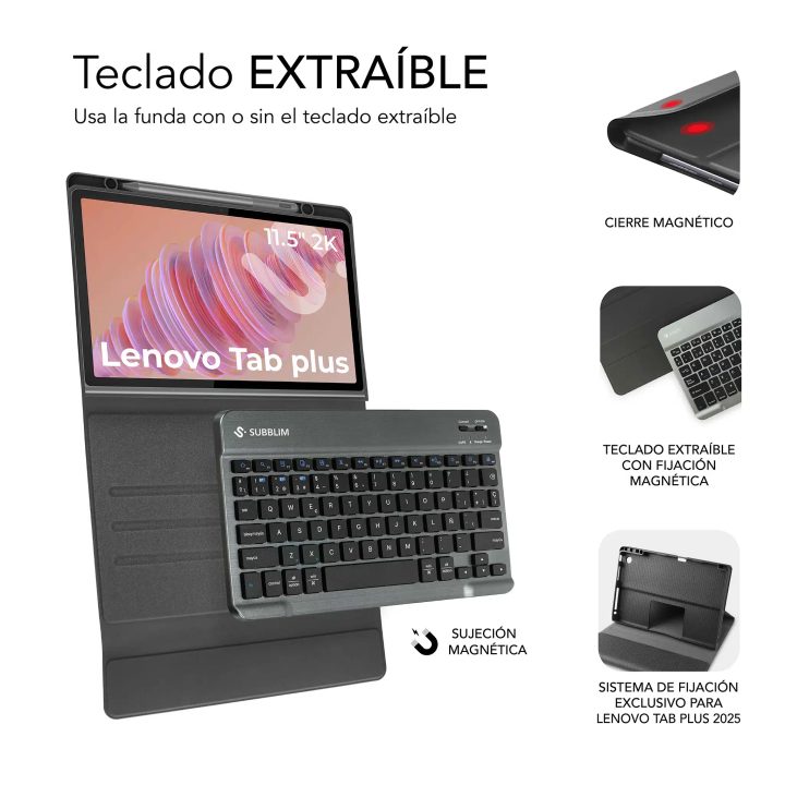 Subblim keytab pro BT Lenovo t Bluetooth Español (SUBKT3-BTL330)