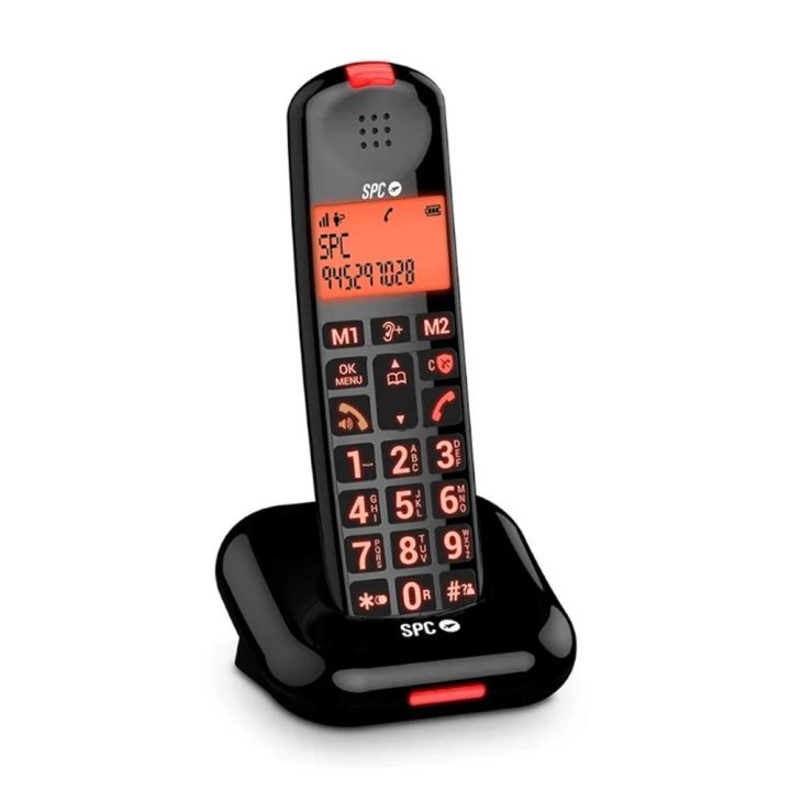 SPC 7612N Cordless Phone COMFORT KAIRO Black