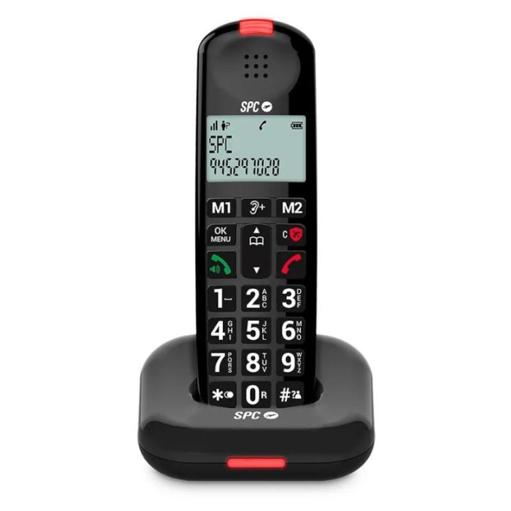 SPC 7612N Cordless Phone COMFORT KAIRO Black