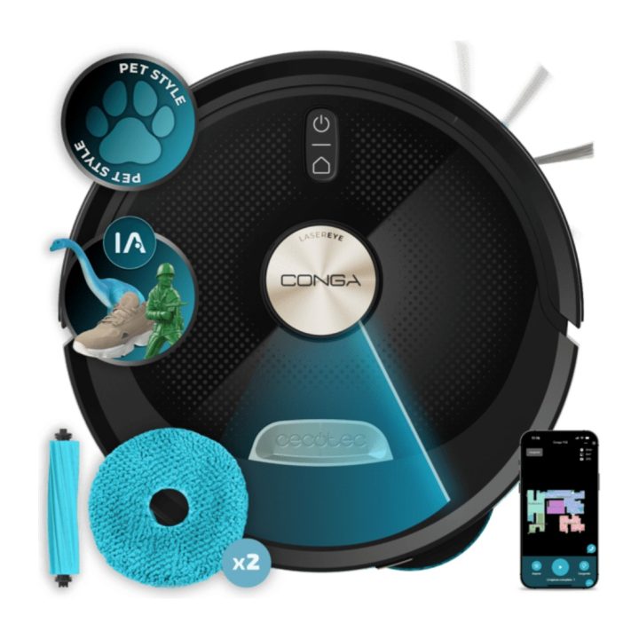 Cecotec Conga M100 Spin AI Preto (115944)