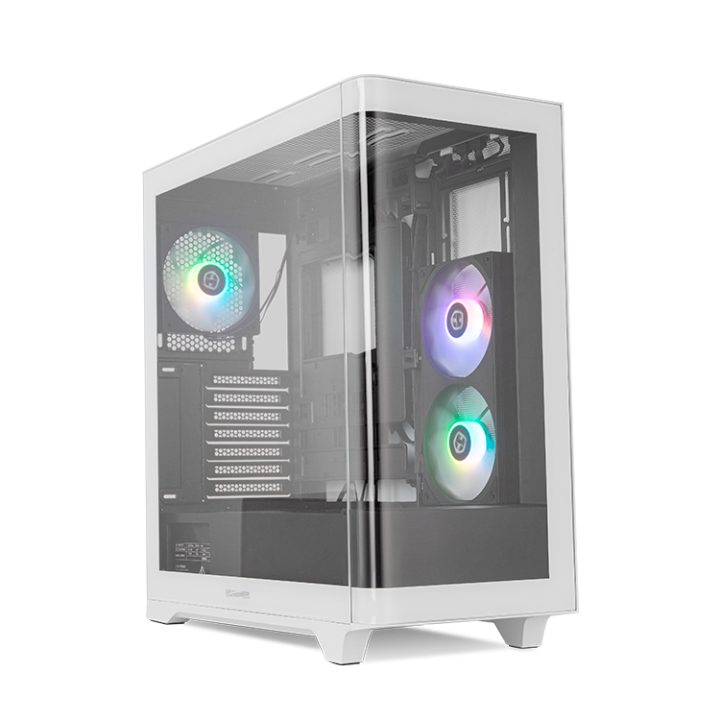 NOX Hummer Ether Black & White Midi Tower ATX, ITX, Mini-ATX…