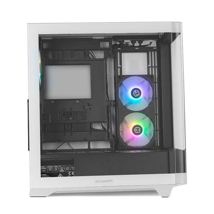 NOX hummer ether negro & blanc Midi Tower ATX, ITX, Mini-ATX…