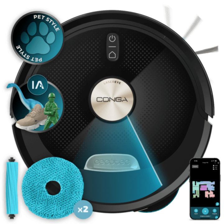 Cecotec Conga M100 Spin AI Preto (115944)