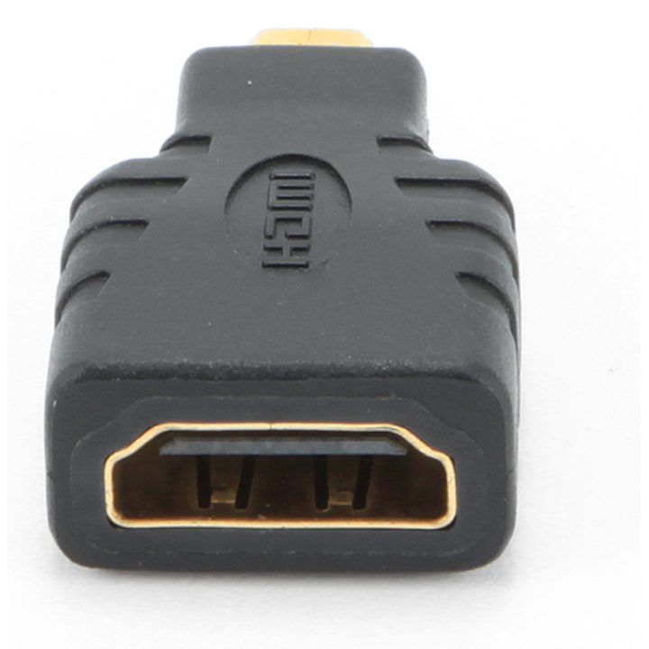 Gembird HDMI(F)-microHDMI(M) Black (A-HDMI-FD)