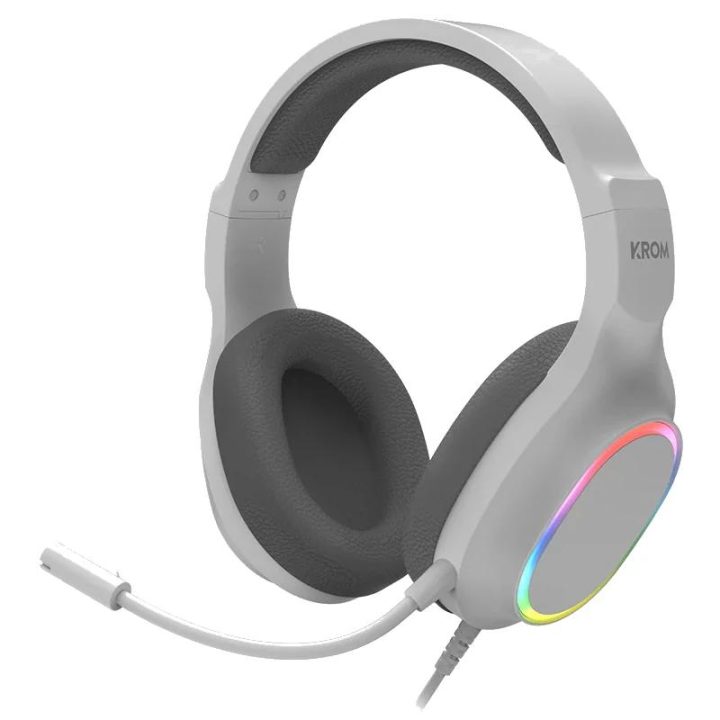 Krom KENTA PC Combo Gaming 4 em 1 RGB Branco (NXKROMKENTASPWH)