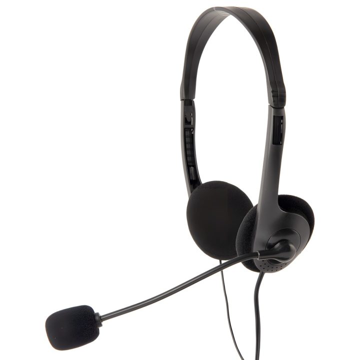 Gembird MHS-123 Headset Over-Ear Wired Headband Calls/Music Black