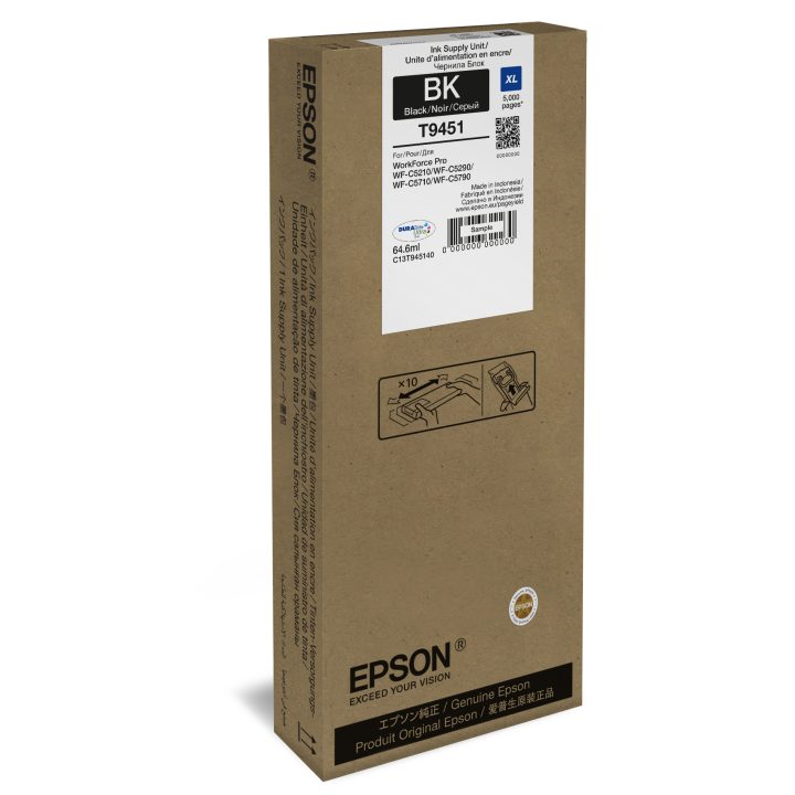 Cartucho de Tinta XL Preto Epson WF-C5xxx Series