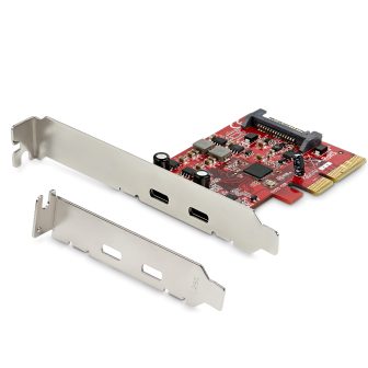 StarTech.com 2-Port USB-C 3.2 Gen 2 (10Gbps) PCI Express Adapter Card…