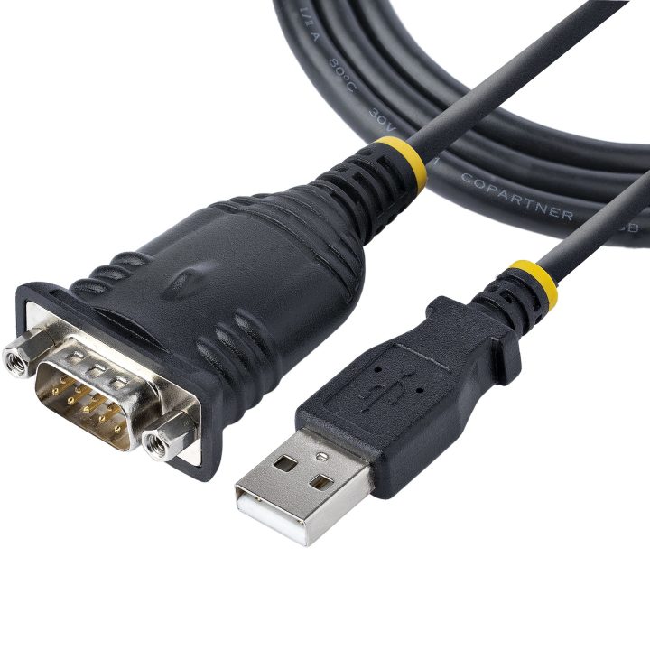 StarTech.com Cable de 1m USB a Serie, Conversor DB9 Macho RS232 a…