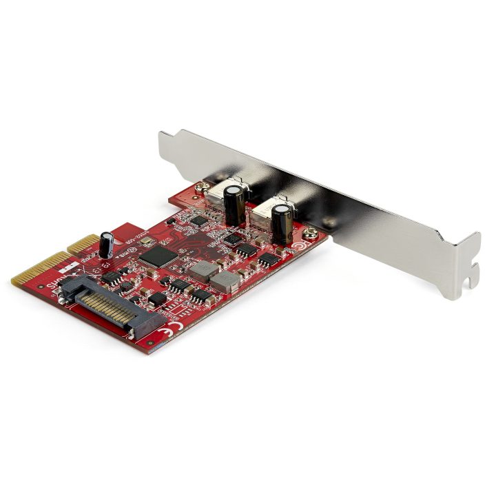 StarTech.com 2-Port USB-C 3.2 Gen 2 (10Gbps) PCI Express Adapter Card…