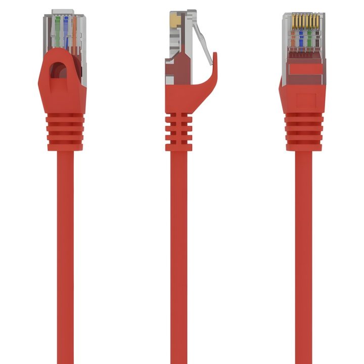 Gembird PP6U-3M/R Red Cat6 U/UTP (UTP) Network Cable