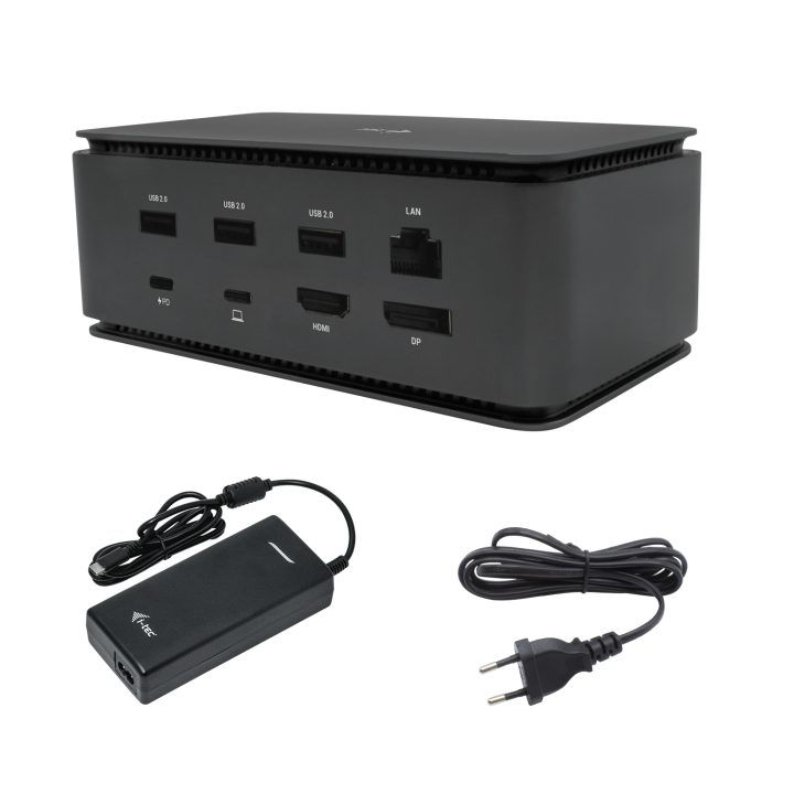 i-tec Metal USB4 Docking station Dual 4K HDMI DP with Power Delivery…