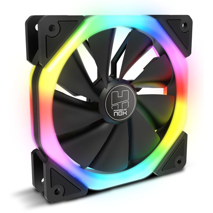 Ventoinha de caixa NOX hummer s-fan 1200mm dual ring ARGB…