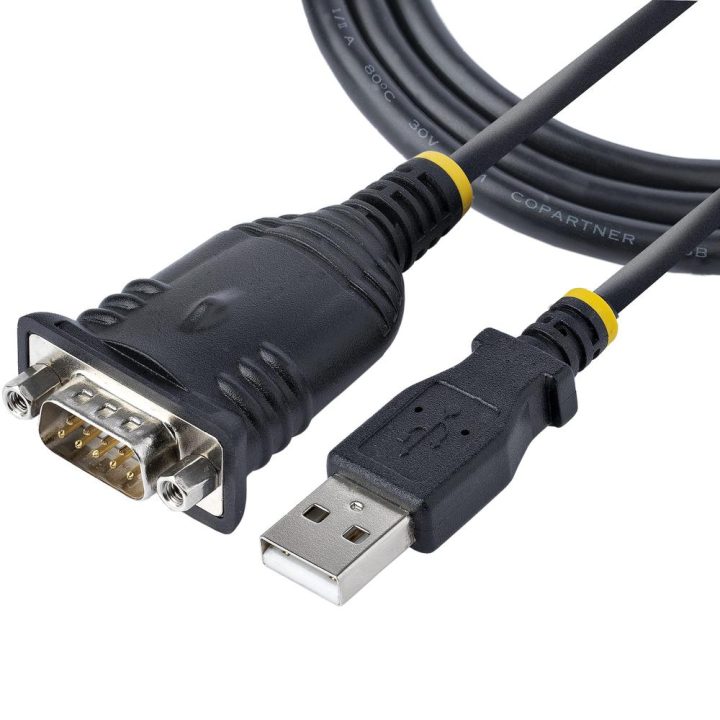 StarTech.com Cable de 1m USB a Serie, Conversor DB9 Macho RS232 a…