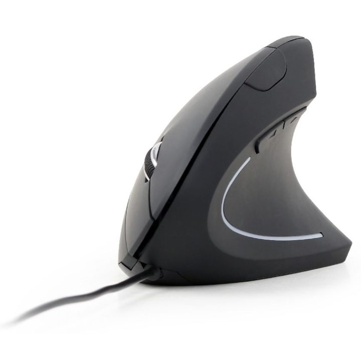 Gembird MUS-ERGO-01 rato de escritório mão direita USB tipo A Óptico…