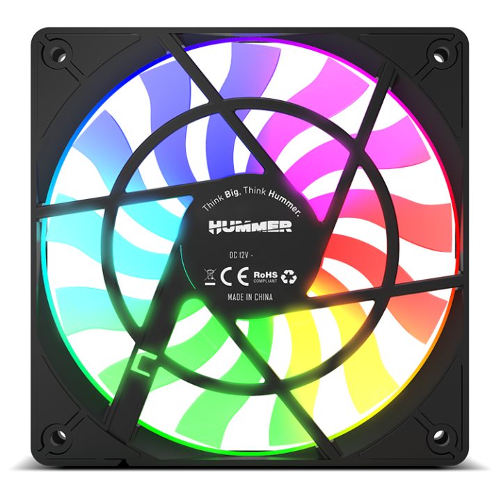NOX hummer slim-fan ARGB 120mm Fan (NXHUMMERSLIMFAN)
