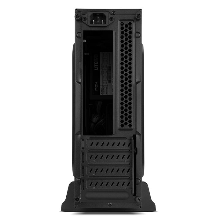 NOX Slim Lite070 500W Mini Tower ITX, Micro-ATX Case (NXLITE070)
