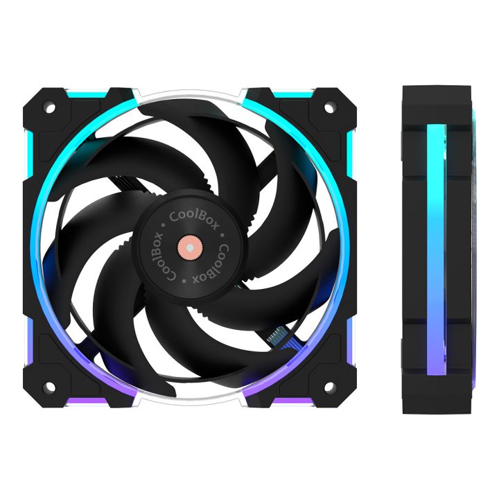 CoolBox Ventilador X12 Ring ARGB