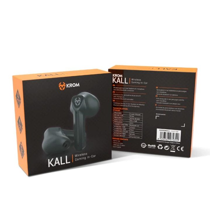 Krom KALL auriculares intrauditivos