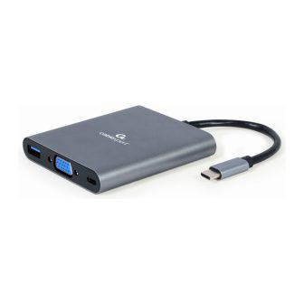 Gembird A-CM-COMBO6-01 base para portátil y replicador de puertos USB…