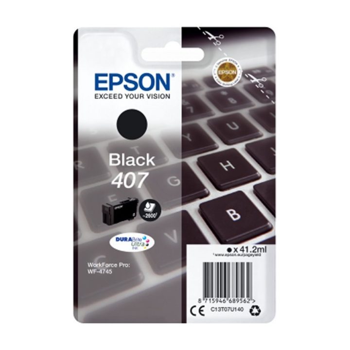 Epson Black Ink 407L DURABrite Ultra Keyboard