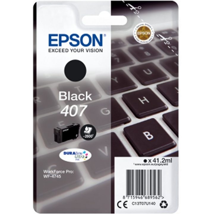 Epson Black Ink 407L DURABrite Ultra Keyboard