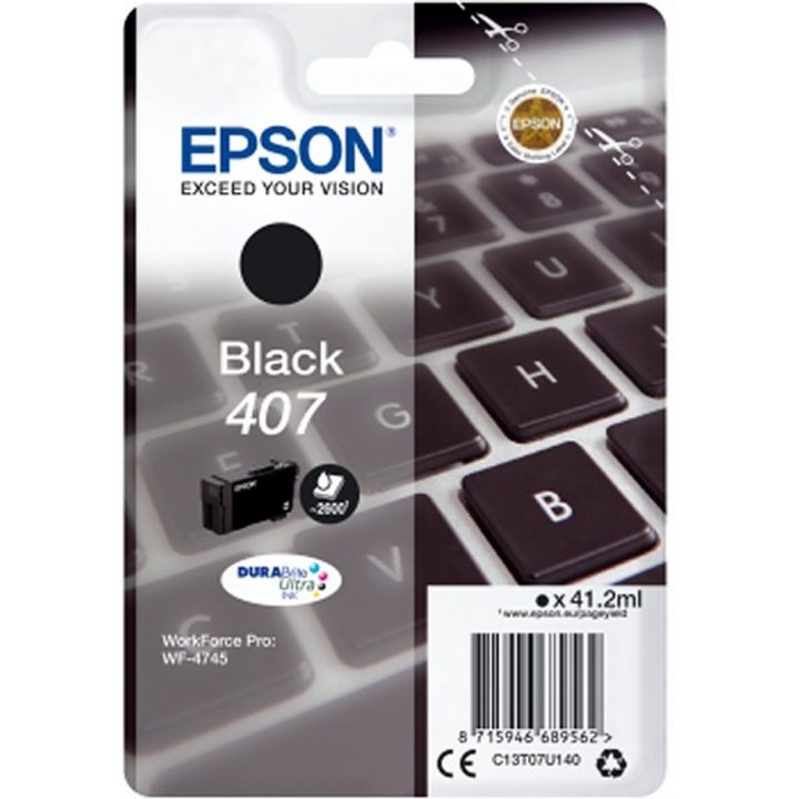 Epson Black Ink 407L DURABrite Ultra Keyboard