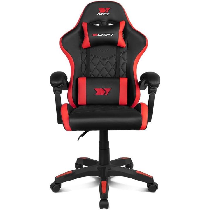 Cadeira Gaming Drift DR35 Preto-Vermelho 100 kg (DR35BR)
