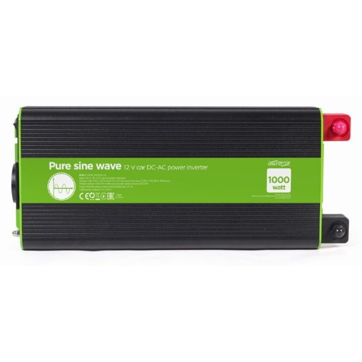 Gembird EG-PWC-PS1000-01 adaptador e inversor de corriente Auto 1000…