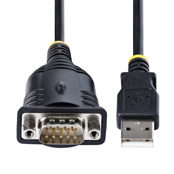 StarTech.com 1m USB to Serial Cable, DB9 Male RS232 to USB Converter…
