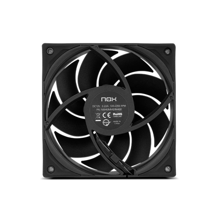 NOX Ventilador HUMMER H-400 Alto Rend. Intel/Amd (NXHUMMERH400)