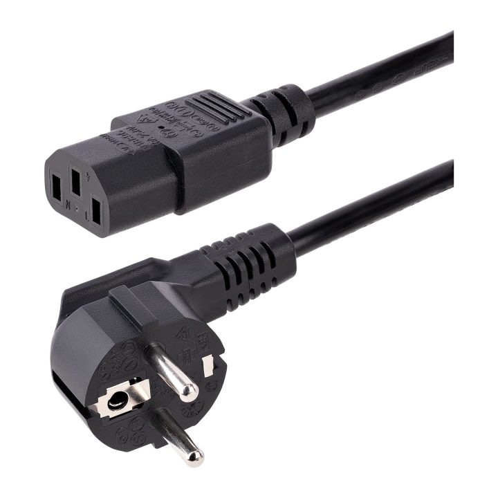 StarTech.com 3m (10 ft) Computer Power Cable, 18AWG, EU Schuko to…