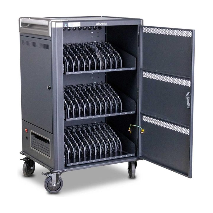 Phoenix Technologies Phoenix CHGSTA36 Charging Cart for 36 Devices up…