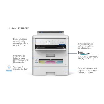 Epson WorkForce Pro EP-C800RDW Printer