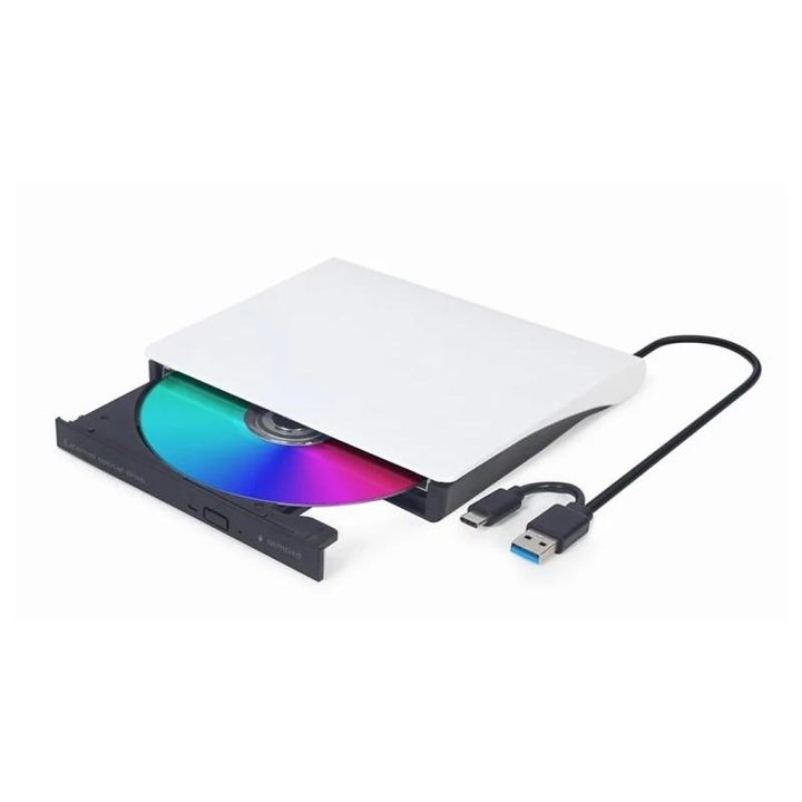 Gembird Unidade de DVD USB externa Branca (DVD-USB-031-BW)
