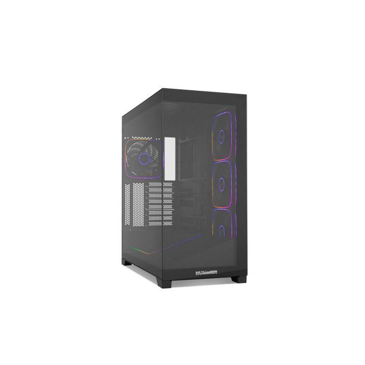 Nox ATX Mid-Tower Hummer Blade ARGB Airflow Black (NXHUMMERBLADEBK)