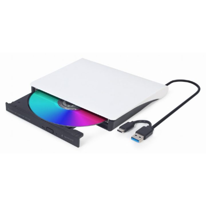 Gembird Unidad de DVD USB externa Blanco (DVD-USB-031-BW)