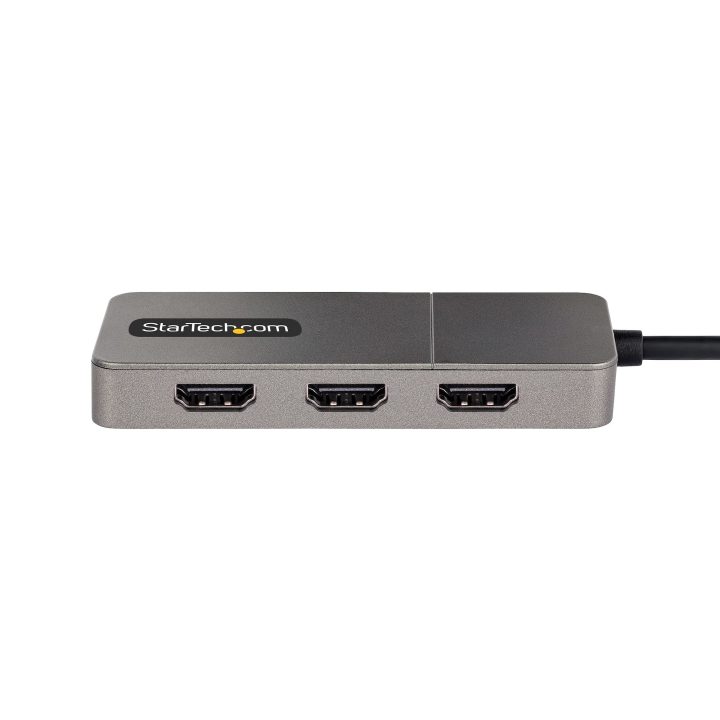 StarTech.com 3-Port Multi-Monitor USB-C Adapter - MST USB Type-C to 3…