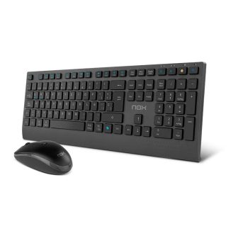 NOX LITE DUO Wireless Keyboard + Mouse Black (NXLITEDUOSP)