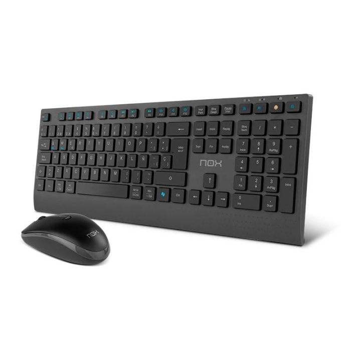 NOX LITE DUO Wireless Keyboard + Mouse Black (NXLITEDUOSP)