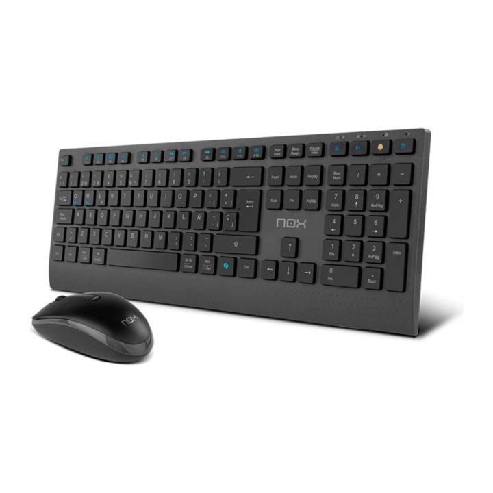 NOX LITE DUO Wireless Keyboard + Mouse Black (NXLITEDUOSP)