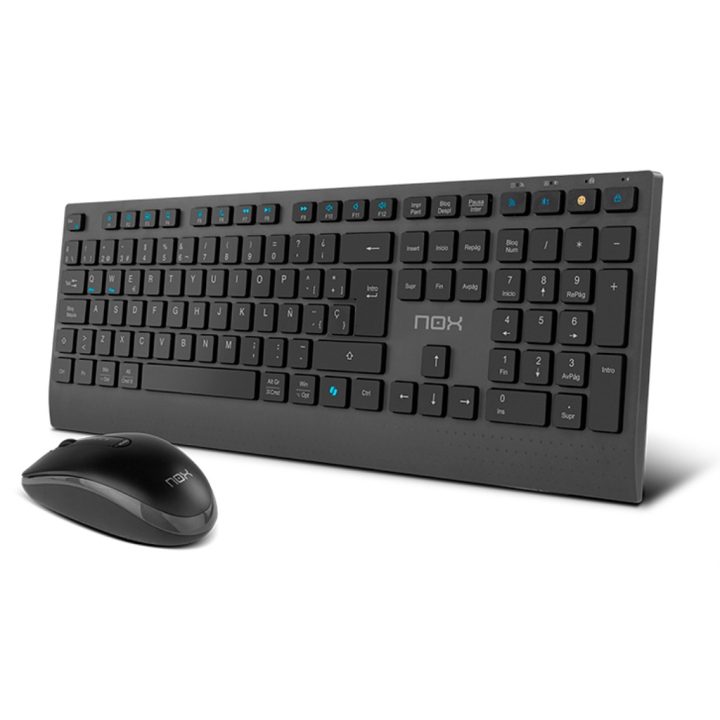 NOX LITE DUO Teclado+Rato Sem Fios Preto (NXLITEDUOSP)