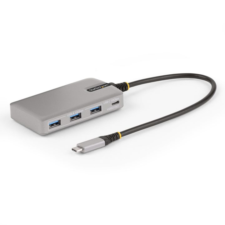 StarTech.com Hub Ladrón USB-C de 4 Puertos con Modo Alt de DP para…