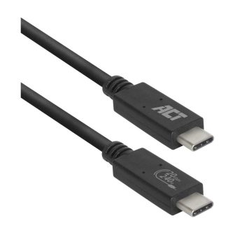 ACT AC7431 USB USB4 Gen 2x2 cable 1 m USB C 20 Gbit/s 240 W Black