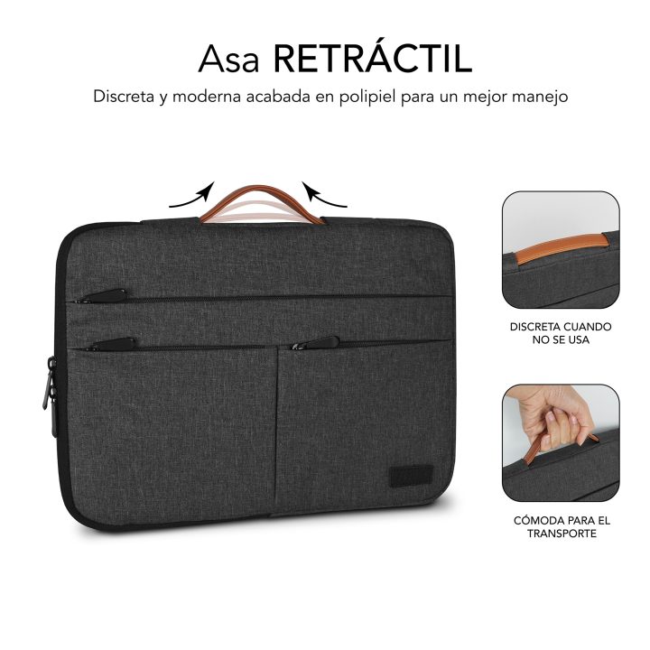 Funda Subblim air padding 360 sleeve para portatil 13.3 pulgadas-14…
