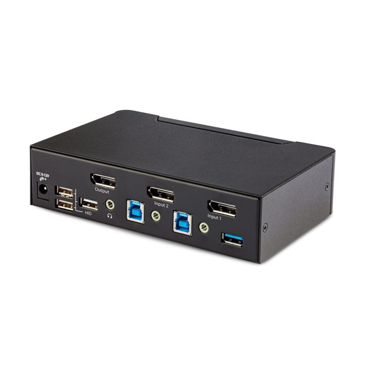 StarTech.com Switch Conmutador KVM DisplayPort de 2 Puertos -…
