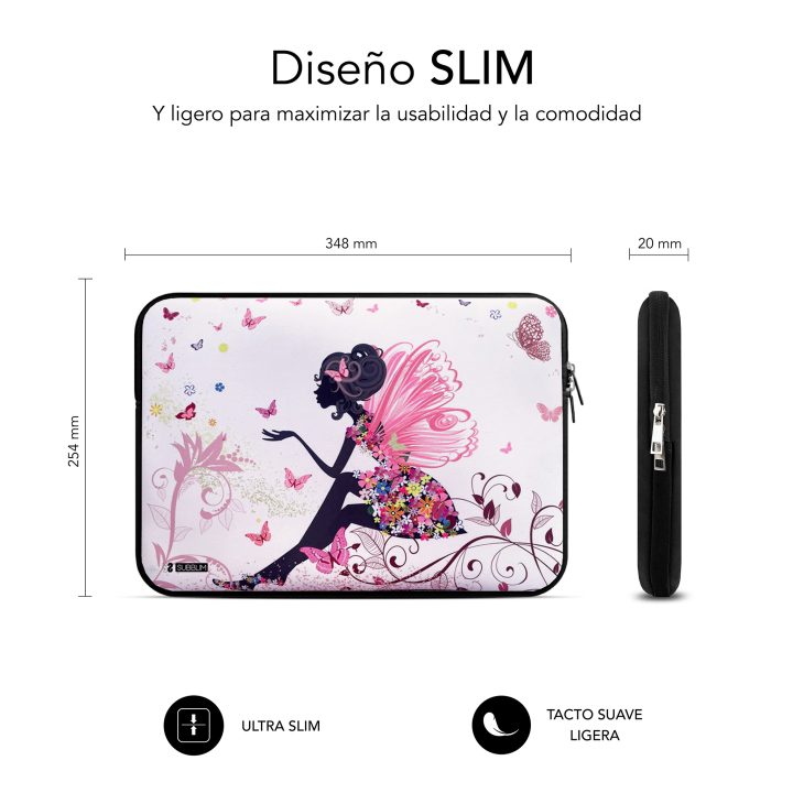 Funda Subblim trendy sleeve para portatil 13.3 pulgadas-14 pulgadas…