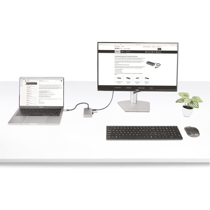 StarTech.com Hub USB-C de 4 Portas com Modo Alt DP para USB-C e Saída…