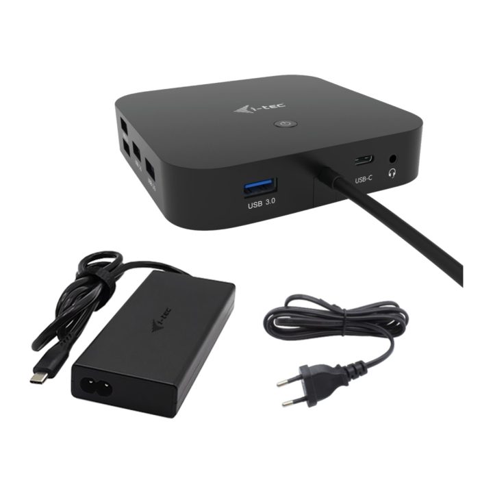 i-tec USB-C HDMI Dual DP Docking Station with Power Delivery 100 W +…
